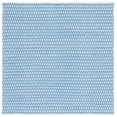 thumbnail image 1 of SAFAVIEH Montauk Crystal Geometric Cotton Area Rug, Blue/Ivory, 6' x 6' Square, 1 of 8