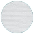 thumbnail image 1 of SAFAVIEH Montauk Crystal Geometric Cotton Area Rug, Light Green/Ivory, 6' x 6' Round, 1 of 8