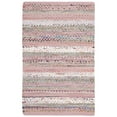 thumbnail image 1 of SAFAVIEH Montauk Darion Striped Cotton Area Rug, Pink/Multi, 2'6" x 4', 1 of 10