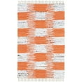thumbnail image 1 of SAFAVIEH Montauk Eglantine Checkered Cotton Area Rug, Orange/Multi, 2'6" x 4', 1 of 10