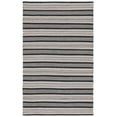 thumbnail image 1 of SAFAVIEH Montauk Elizabeth Striped Cotton Area Rug, Black/Ivory, 4' x 6', 1 of 9