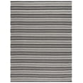 thumbnail image 1 of SAFAVIEH Montauk Elizabeth Striped Cotton Area Rug, Black/Ivory, 8' x 10', 1 of 9