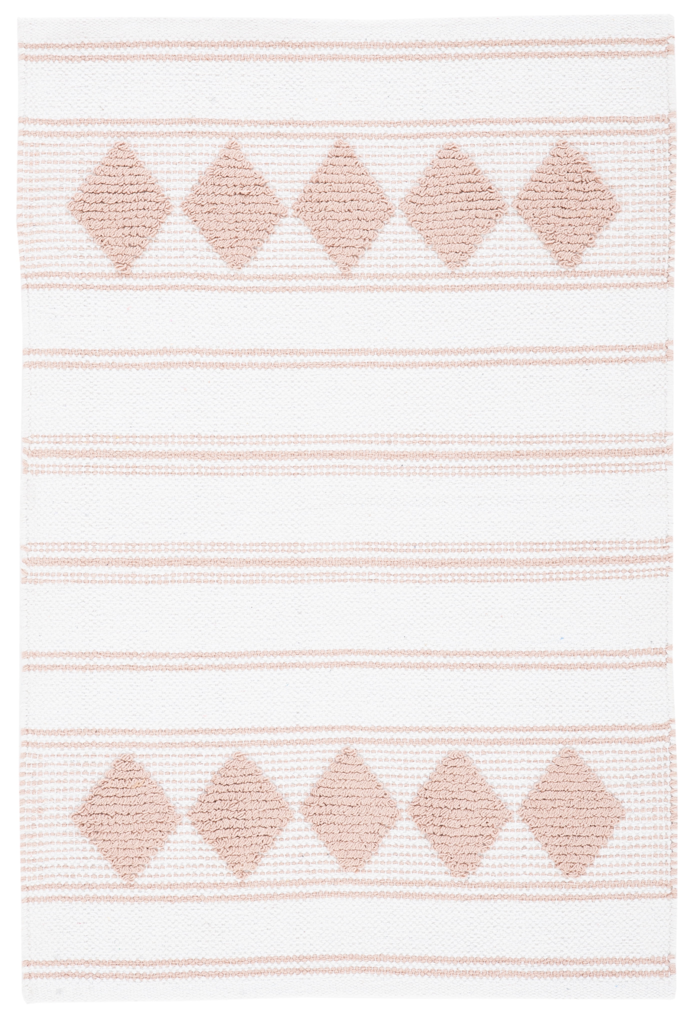 Ivory Cotton Classic Handwoven Flatweave 3'x5' Area Rug