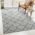 thumbnail image 1 of SAFAVIEH Montauk Garland Geometric Area Rug, Black/Ivory, 3' x 5', 1 of 6