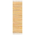 thumbnail image 1 of SAFAVIEH Montauk Georgeanna Geometric Runner Rug, Yellow/Ivory, 2'3" x 8', 1 of 6