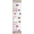 thumbnail image 1 of SAFAVIEH Montauk Gino Abstract Runner Rug, Ivory/Red, 2'3" x 9', 1 of 8
