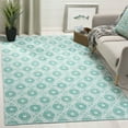 thumbnail image 1 of SAFAVIEH Montauk Gulden Geometric Area Rug, Aqua/Ivory, 8' x 10', 1 of 5