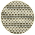 thumbnail image 1 of SAFAVIEH Montauk Harding Geometric Striped Cotton Area Rug, Gold/Blue/Black, 4' x 4' Round, 1 of 5