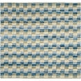 thumbnail image 1 of SAFAVIEH Montauk Irving Geometric Squares Cotton Area Rug, Gold/Multi, 4' x 4' Round, 1 of 10