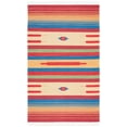 thumbnail image 1 of SAFAVIEH Montauk Jaslyn Southwestern Cotton Area Rug, Red/Blue, 5' x 8', 1 of 8