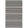 thumbnail image 1 of SAFAVIEH Montauk Joanna Striped Cotton Area Rug, Black/Ivory, 5' x 8', 1 of 9