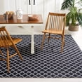 thumbnail image 1 of SAFAVIEH Montauk Jolyon Diamond Cotton Area Rug, Black/Ivory, 5' x 8', 1 of 9