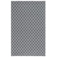 thumbnail image 1 of SAFAVIEH Montauk Jolyon Diamond Cotton Area Rug, Dark Grey/Ivory, 4' x 6', 1 of 9