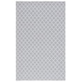 thumbnail image 1 of SAFAVIEH Montauk Jolyon Diamond Cotton Area Rug, Light Grey/Ivory, 6' x 9', 1 of 9
