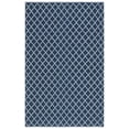 thumbnail image 1 of SAFAVIEH Montauk Jolyon Diamond Cotton Area Rug, Navy/Ivory, 4' x 6', 1 of 9