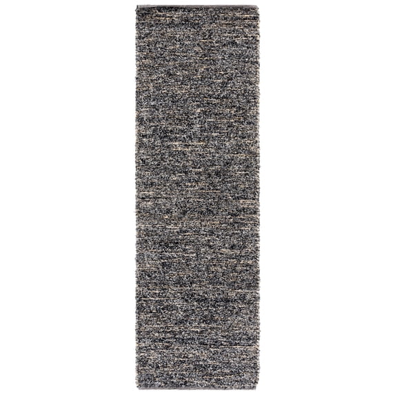 SAFAVIEH Montauk Karenza Abstract Runner Rug, Beige/Black, 2'3" x 8'