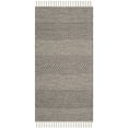thumbnail image 1 of SAFAVIEH Montauk Karlene Geometric Cotton Area Rug, Ivory/Anthracite, 3' x 5', 1 of 11