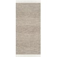 thumbnail image 1 of SAFAVIEH Montauk Karlene Geometric Striped Cotton Area Rug, Ivory/Steel Grey, 2'3" x 4', 1 of 5
