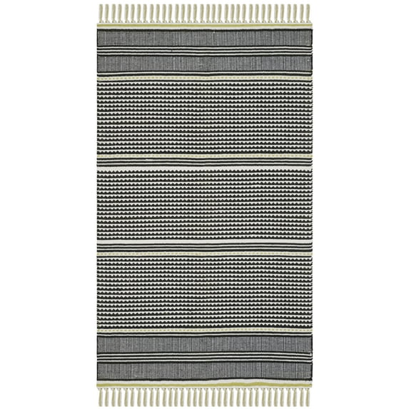 SAFAVIEH Montauk Kiana Geometric Area Rug, Lime/Multi, 3' x 5'