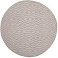 thumbnail image 1 of SAFAVIEH Montauk Kimberlyn Geometric Cotton Area Rug, Grey/Ivory, 6' x 6' Round, 1 of 8