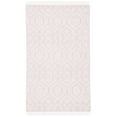 thumbnail image 1 of SAFAVIEH Montauk Lars Geometric Cotton Area Rug, Pink/Ivory, 4' x 6', 1 of 8
