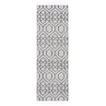 thumbnail image 1 of SAFAVIEH Montauk Lars Geometric Cotton Runner Rug, Black/Beige, 2'3" x 7', 1 of 8