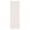 thumbnail image 1 of SAFAVIEH Montauk Lars Geometric Cotton Runner Rug, Pink/Ivory, 2'3" x 7', 1 of 10