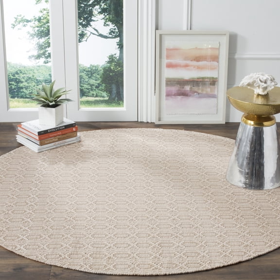 SAFAVIEH Montauk Lavern Geometric Cotton Runner Rug, Ivory/Grey, 2'3" x 8'