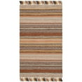 thumbnail image 1 of SAFAVIEH Montauk Lorenzo Striped Cotton Area Rug, Brown/Multi, 3' x 5', 1 of 8