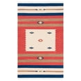 thumbnail image 1 of SAFAVIEH Montauk Benson Southwestern Cotton Area Rug, Blue/Red, 5' x 8', 1 of 12