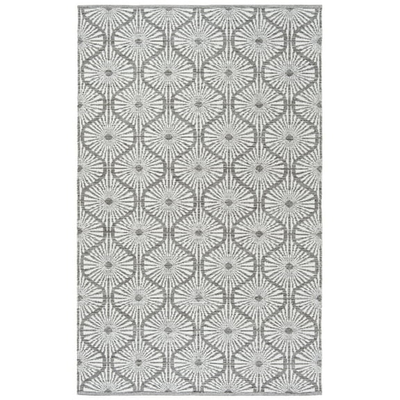 SAFAVIEH Montauk MTK606J Handwoven Charcoal / Ivory Rug