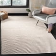 thumbnail image 1 of Safavieh Montauk Crystal Geometric Cotton Area Rug, Beige/Ivory, 6' x 6' Square, 1 of 8