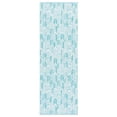 thumbnail image 1 of SAFAVIEH Montauk Rhoda Geometric Runner Rug, Aqua/Ivory, 2'3" x 7', 1 of 5