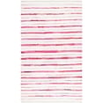 thumbnail image 1 of SAFAVIEH Montauk Rowena Striped Area Rug, Red/Ivory, 6' x 9', 1 of 11