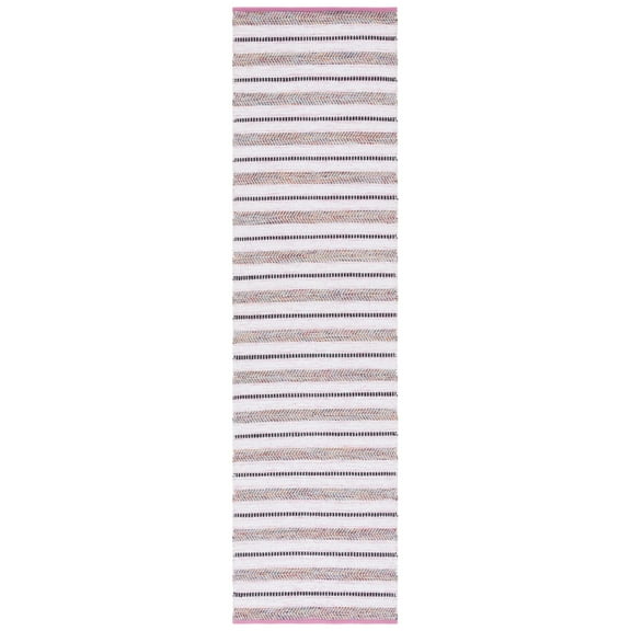 SAFAVIEH Montauk MTK702U Handwoven Pink / Ivory Rug