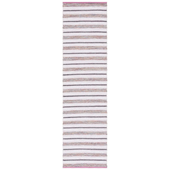 SAFAVIEH Montauk MTK702U Handwoven Pink / Ivory Rug