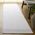 thumbnail image 1 of Safavieh Montauk Nuala Abstract Dots Cotton Runner Rug, Light Gray/Ivory, 2'3" x 9', 1 of 11