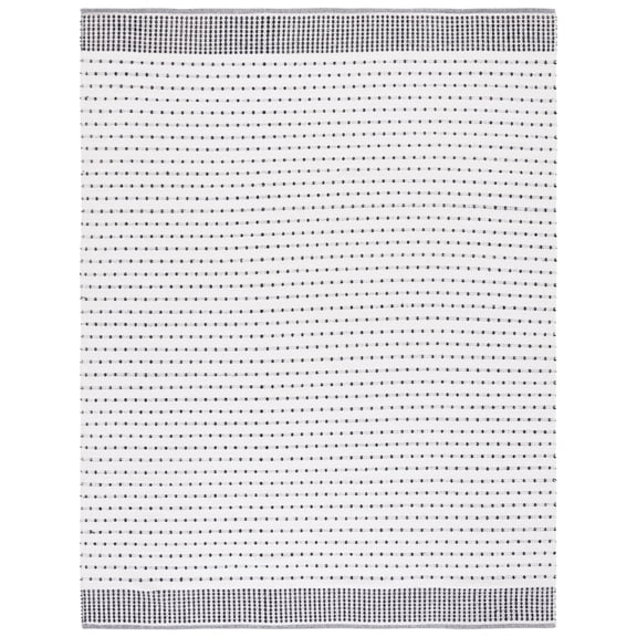 SAFAVIEH Montauk MTK714Z Handwoven Black / Ivory Rug