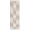 thumbnail image 1 of SAFAVIEH Montauk Raeyln Geometric Cotton Runner Rug, Ivory/Light Grey, 2'3" x 11', 1 of 7