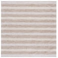 thumbnail image 1 of SAFAVIEH Montauk Marin Striped Cotton Area Rug, Beige/Ivory, 6' x 6' Square, 1 of 10