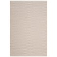 thumbnail image 1 of SAFAVIEH Montauk Nazca Geometric Cotton Area Rug, Ivory/Grey, 4' x 6', 1 of 8