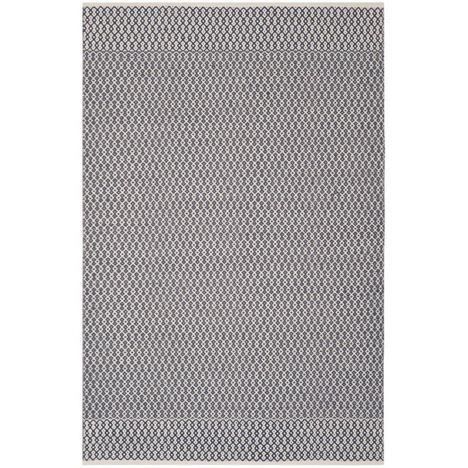 Ivory Cotton 6' x 9' Hand-Woven Transitional Area Rug