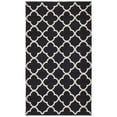 thumbnail image 1 of SAFAVIEH Montauk Nelson Geometric Cotton Area Rug, Black/Ivory, 3' x 5', 1 of 10
