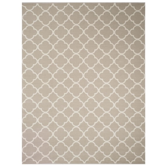SAFAVIEH Montauk Nelson Geometric Cotton Area Rug, Grey/Ivory, 3' x 5'