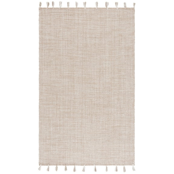 SAFAVIEH Montauk Ombre Solid Area Rug, Beige, 6' x 9'
