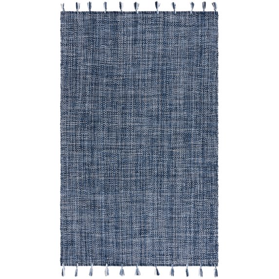 SAFAVIEH Montauk Ombre Solid Area Rug, Navy, 4' x 6'
