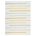 thumbnail image 1 of SAFAVIEH Montauk Oswald Geometric Striped Cotton Area Rug, Ivory/Gold, 6' x 9', 1 of 10