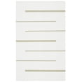 thumbnail image 1 of SAFAVIEH Montauk Oswald Geometric Striped Cotton Area Rug, Ivory/Light Green, 4' x 6', 1 of 9