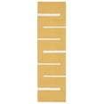 thumbnail image 1 of SAFAVIEH Montauk Oswald Geometric Striped Cotton Runner Rug, Gold/Ivory, 2'3" x 8', 1 of 8