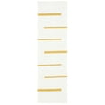 thumbnail image 1 of SAFAVIEH Montauk Oswald Geometric Striped Cotton Runner Rug, Ivory/Gold, 2'3" x 8', 1 of 8
